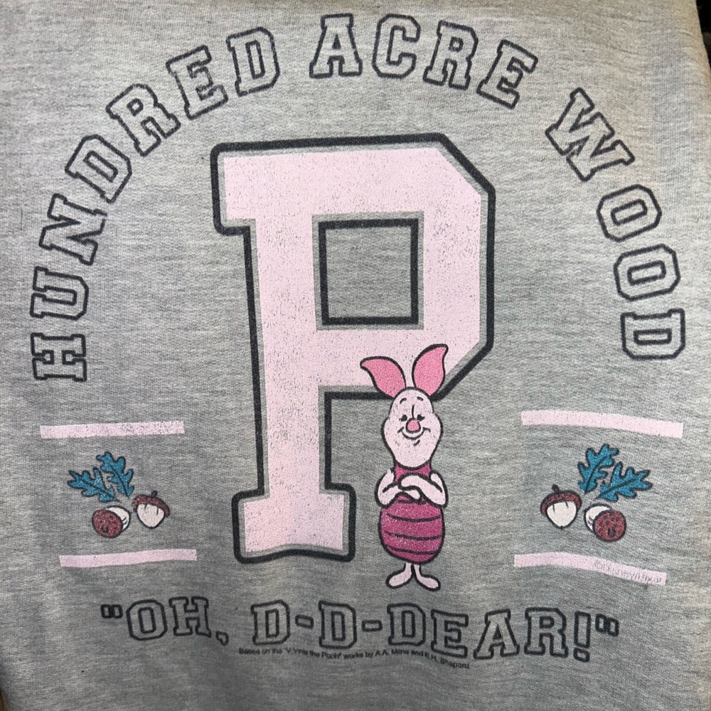 Hundred Acre Woods Piglet Crew Neck Sweater